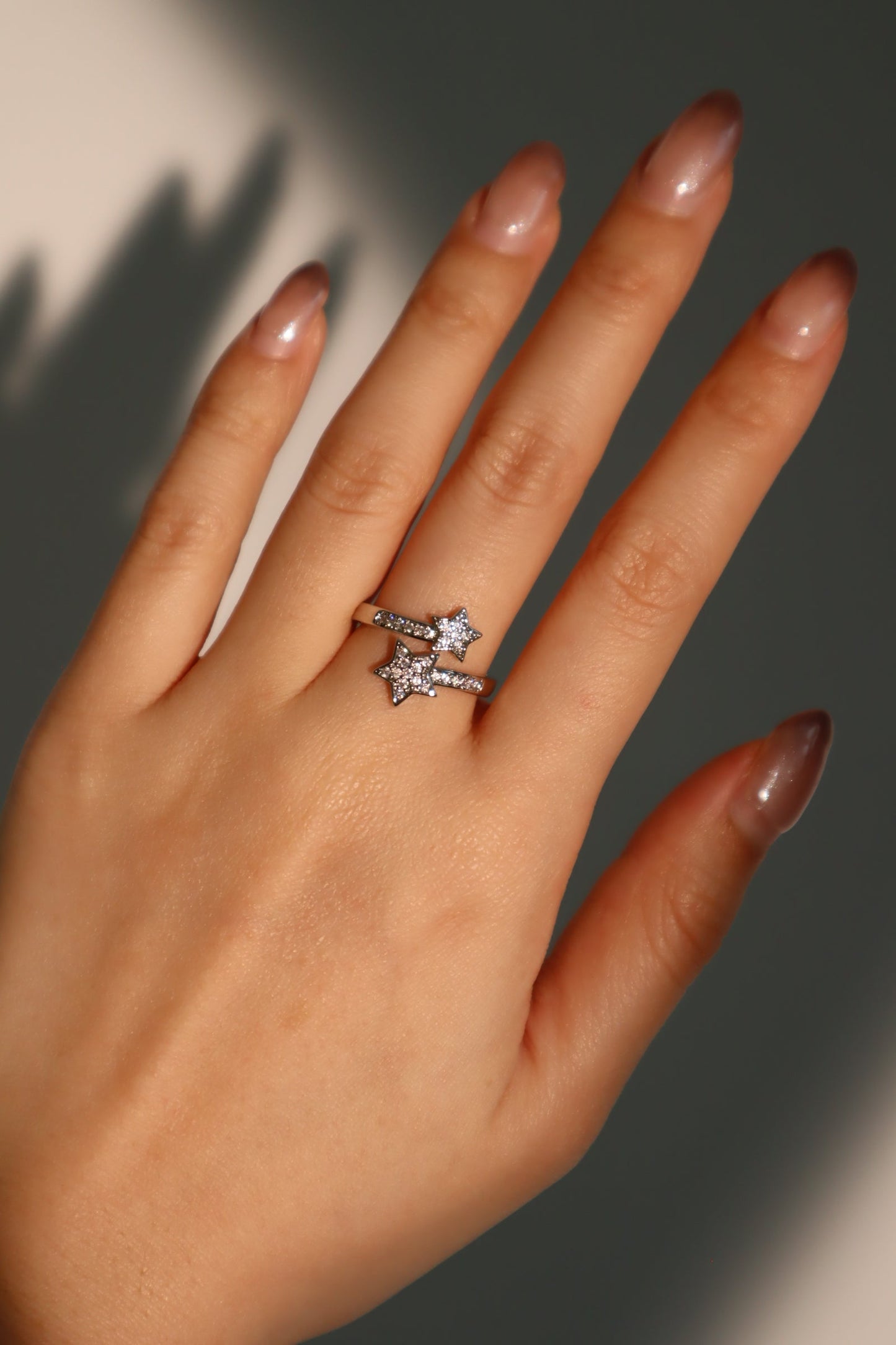 Anillo estrella fugaz 2 en 1