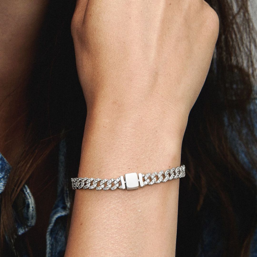 Pulsera Cuban de Moissanita