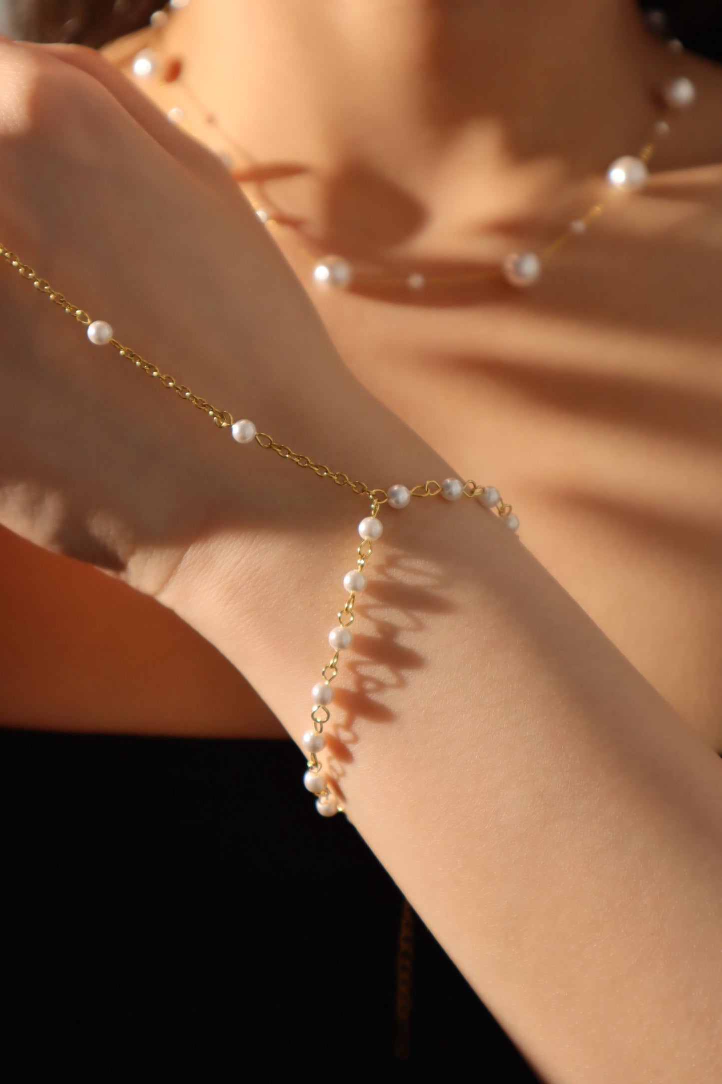 Collar de perlas múltiples