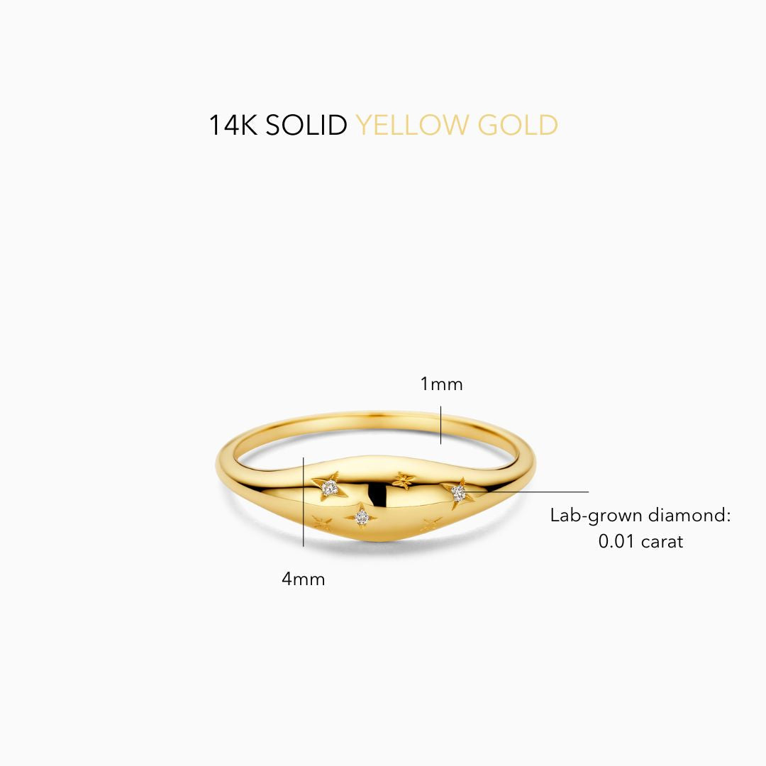 Anillo Domo de Diamantes
