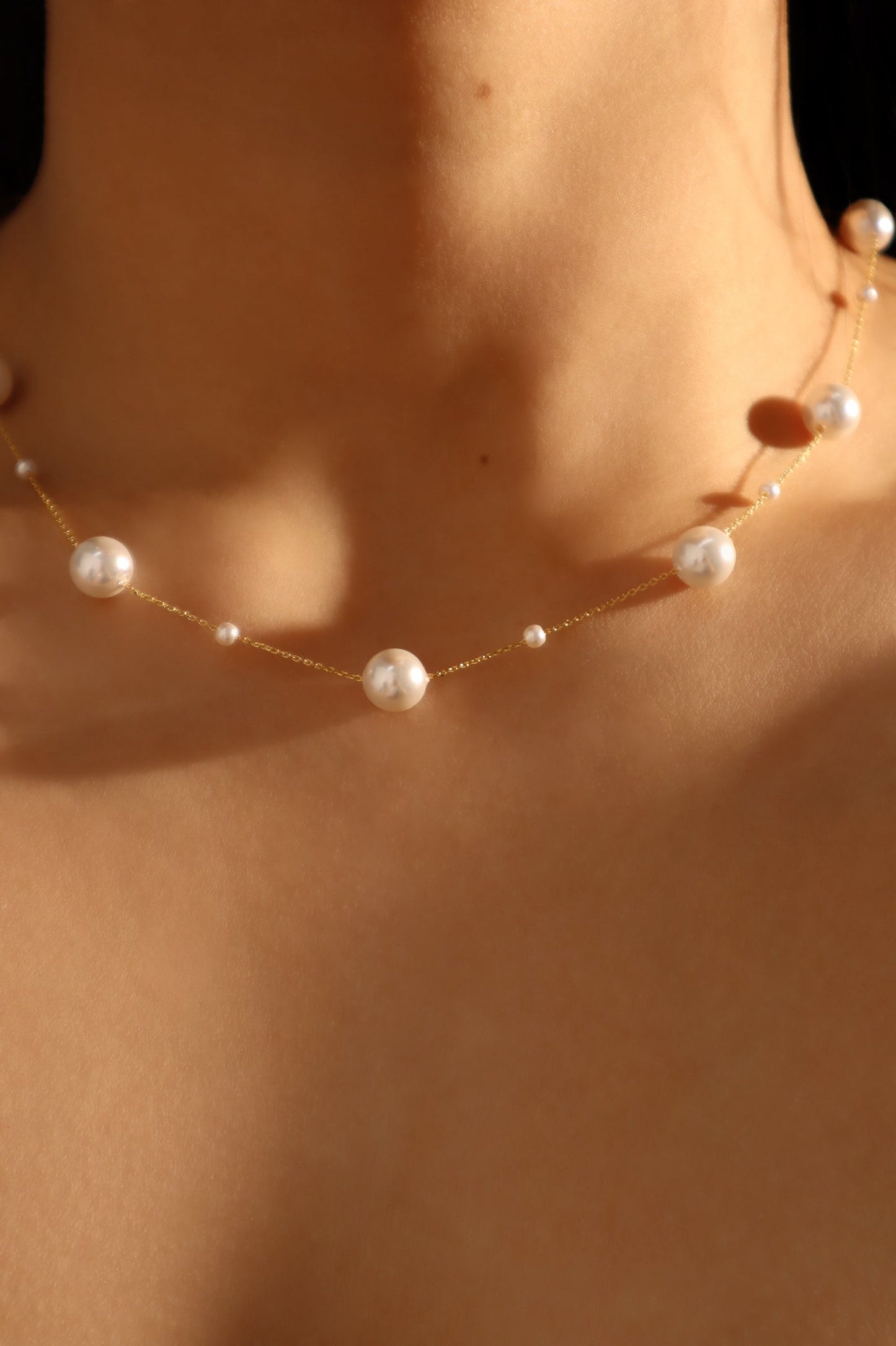 Collar de perlas múltiples