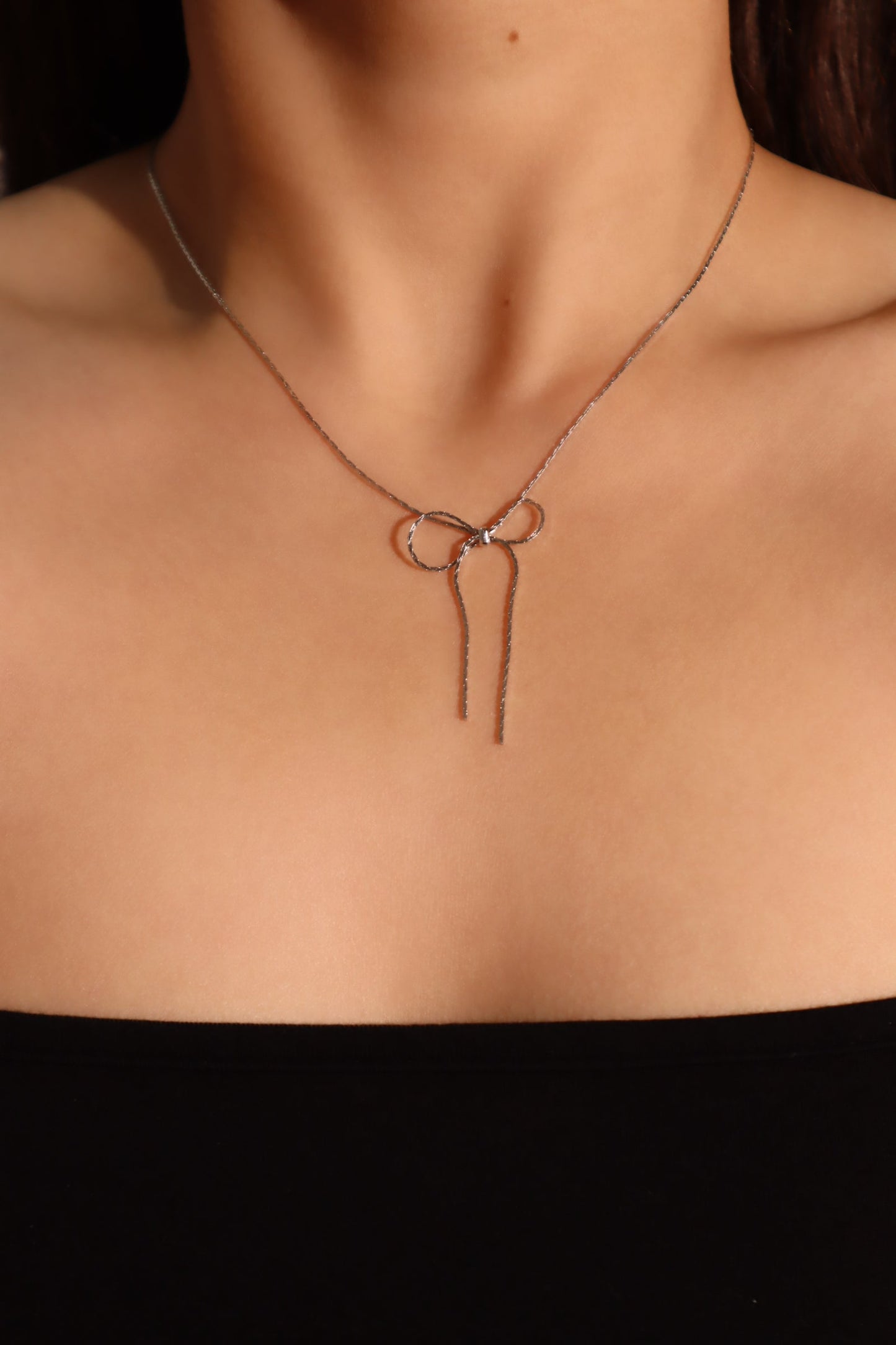 Collar con lazo de acero inoxidable