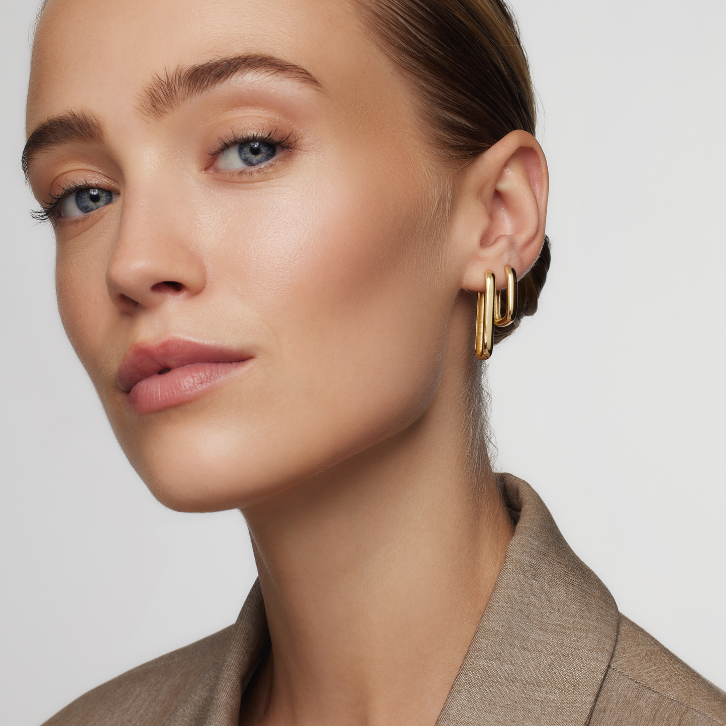 Pendientes de aro grandes con icono