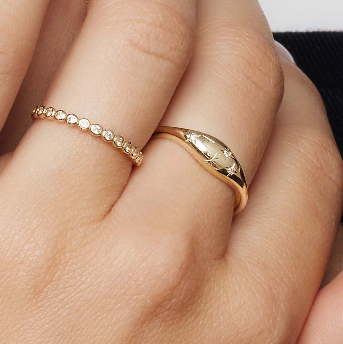 Anillo Domo de Diamantes