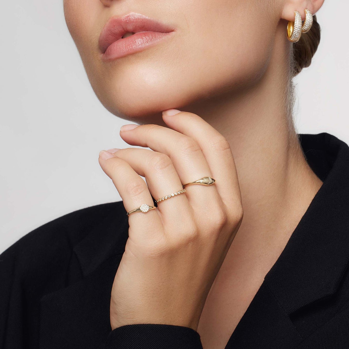 Anillo Domo de Diamantes