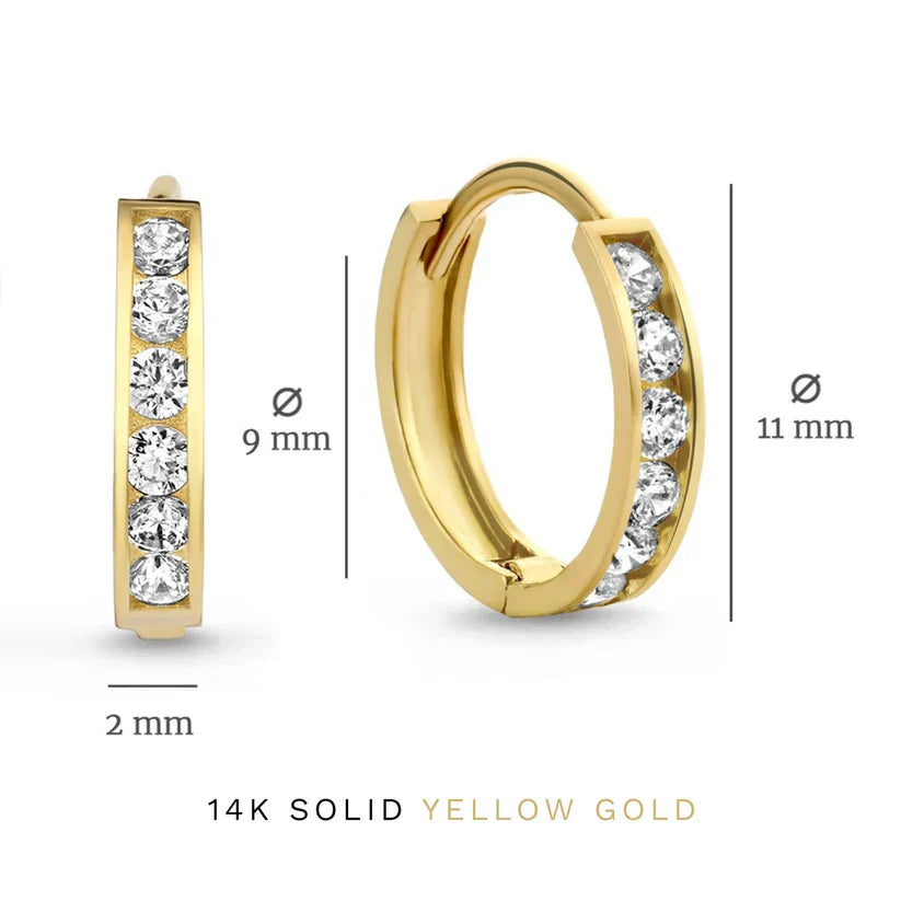 Conjunto de pendientes de piedra Dara Brillane