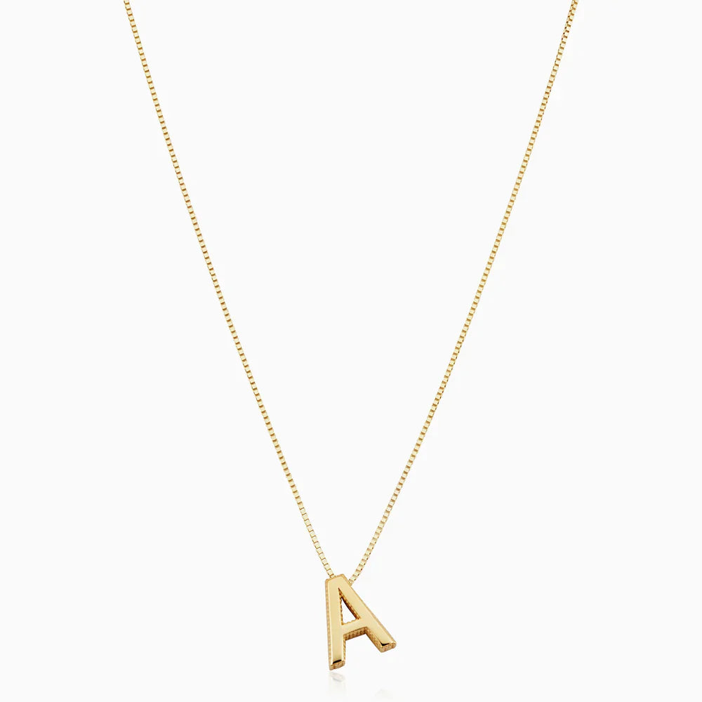 Collar inicial de carta de amor