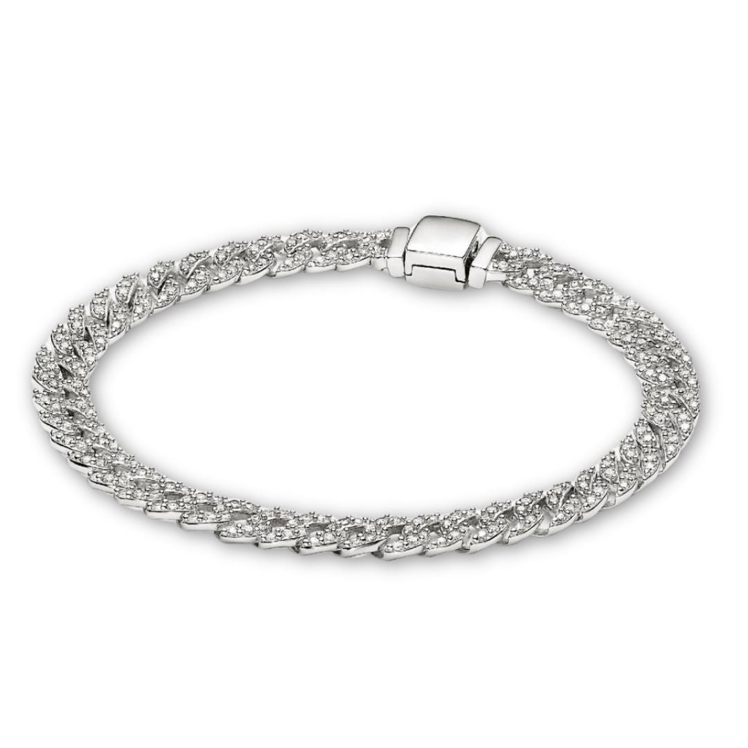 Pulsera Cuban de Moissanita