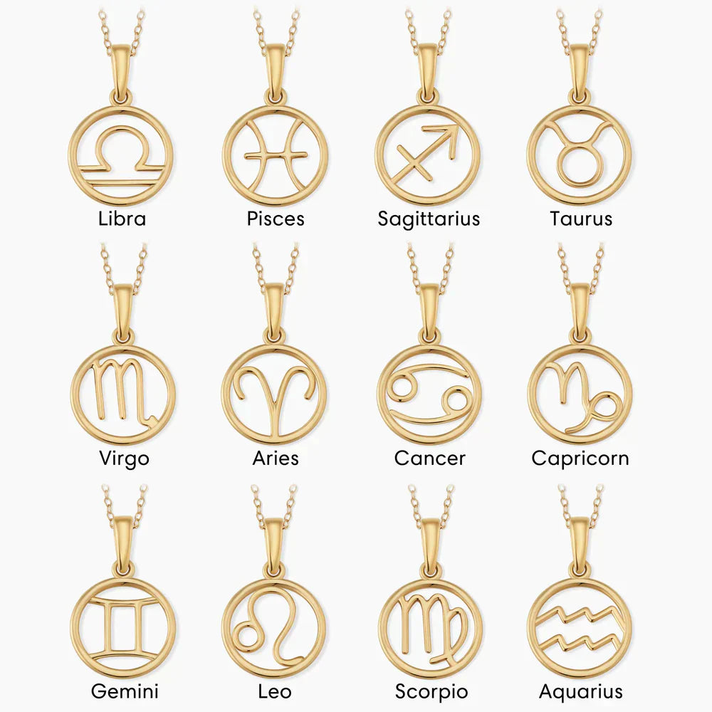 Collar de signo del zodiaco