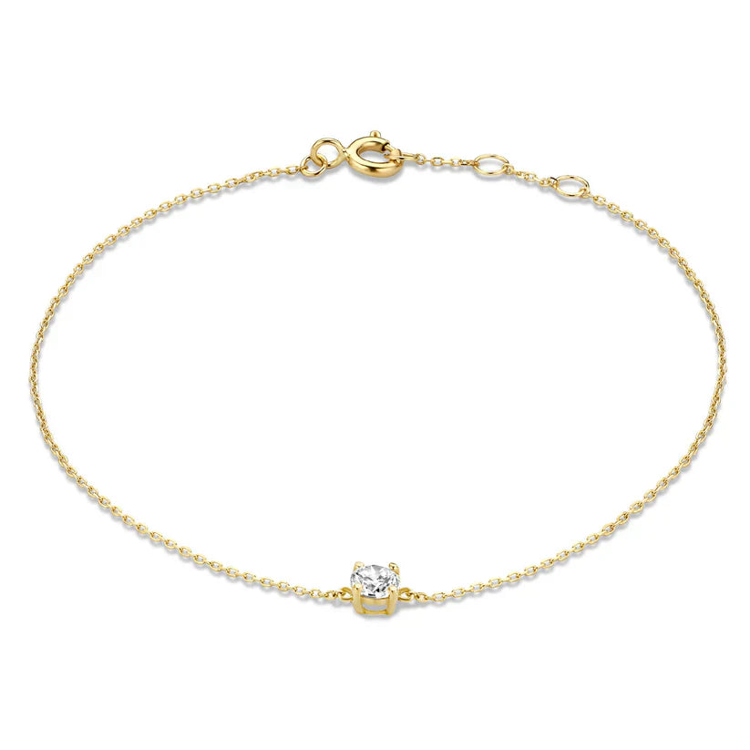 Pulsera con piedra de moissanita Cléa