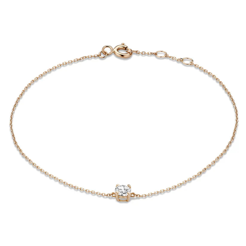Pulsera con piedra de moissanita Cléa