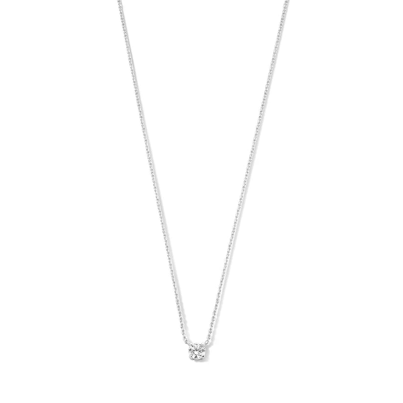 Collar con piedra de Moissanita Cléa