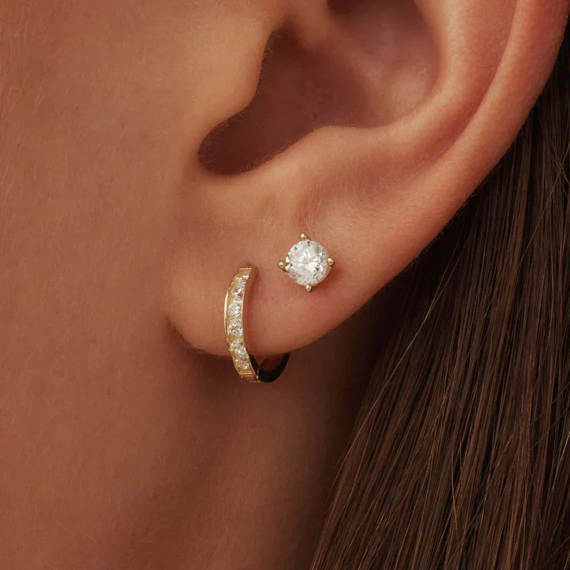 Conjunto de pendientes de piedra Dara Brillane