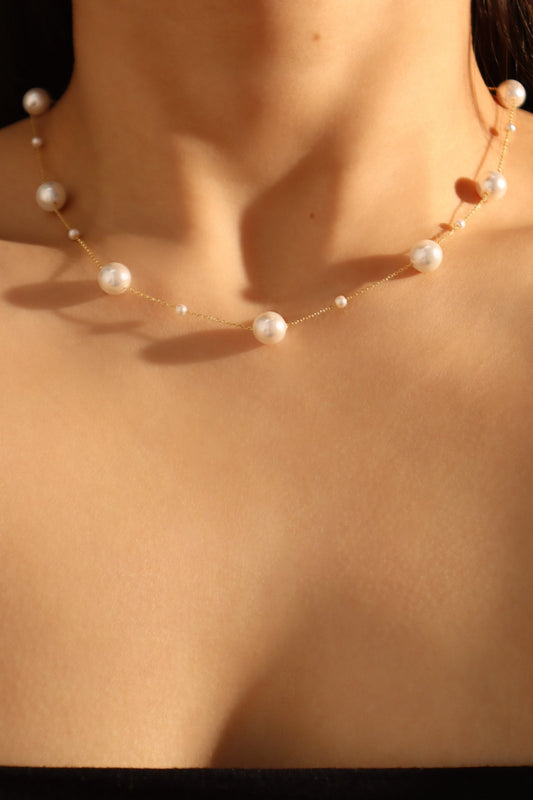 Collar de perlas múltiples