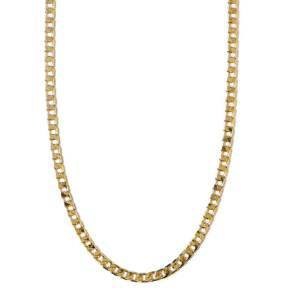 Collar de cadena de eslabón plano y curb