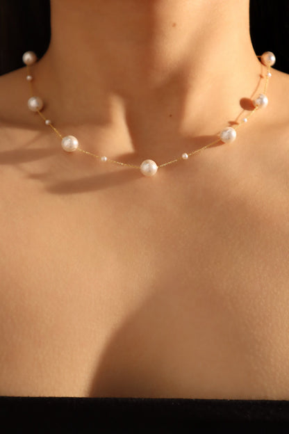 Collar de perlas múltiples