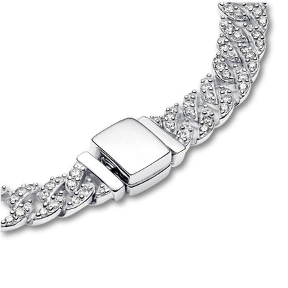 Pulsera Cuban de Moissanita