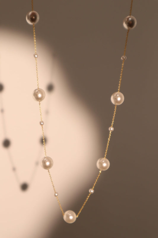 Collar de perlas múltiples