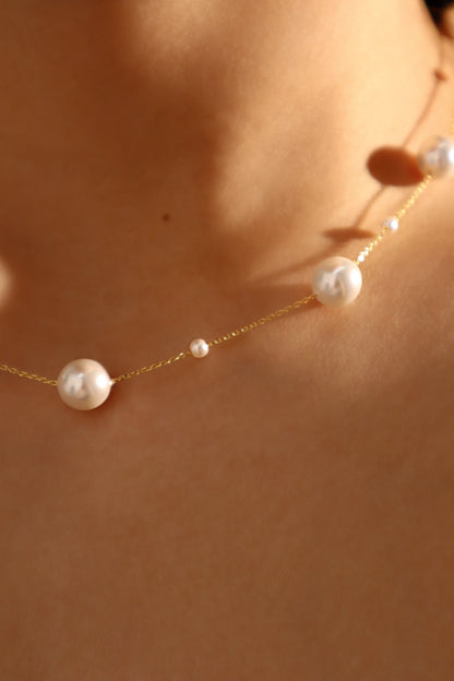 Collar de perlas múltiples