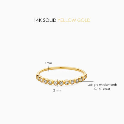 Anillo burbuja de diamantes