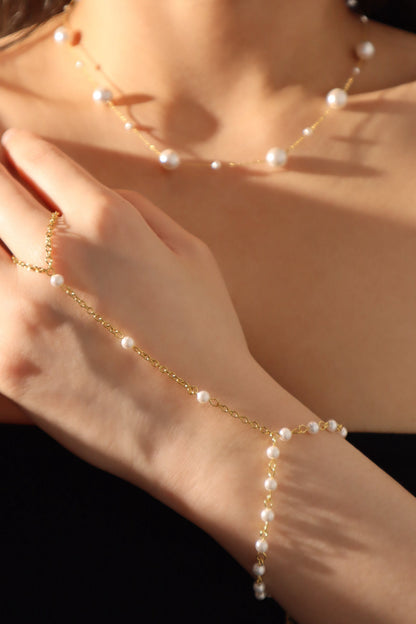 Collar de perlas múltiples
