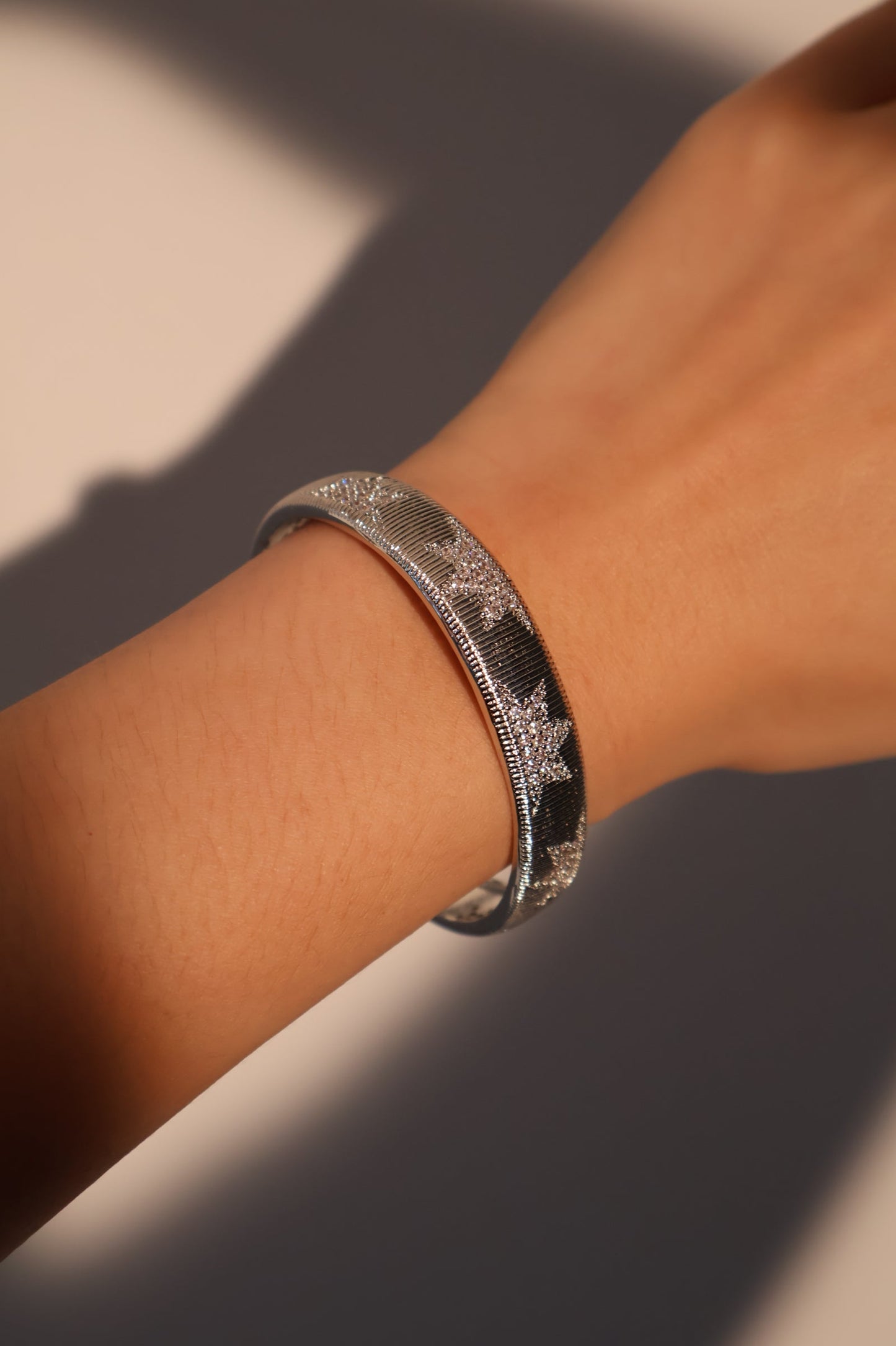 Pulsera de diamantes con estrella