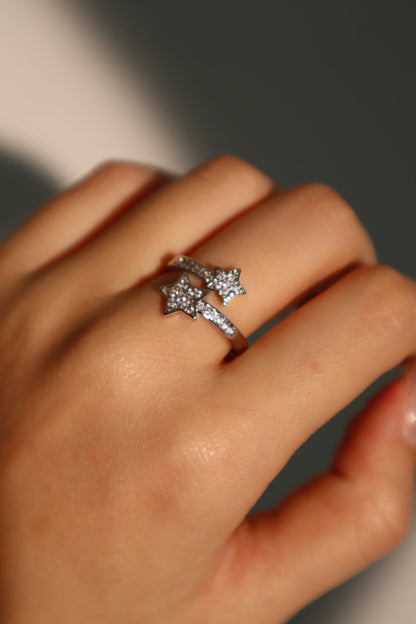 Anillo estrella fugaz 2 en 1