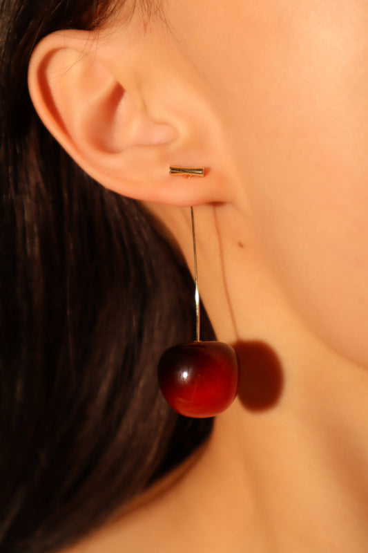 Aretes de cereza