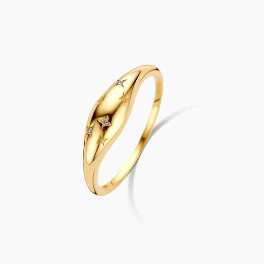 Anillo Domo de Diamantes