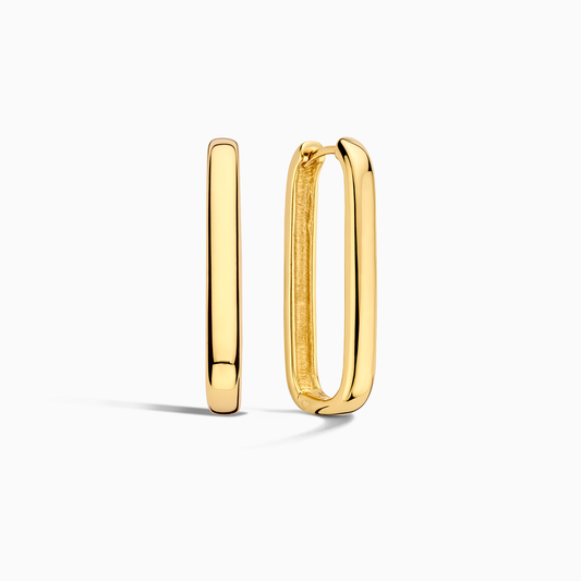 Pendientes de aro grandes con icono