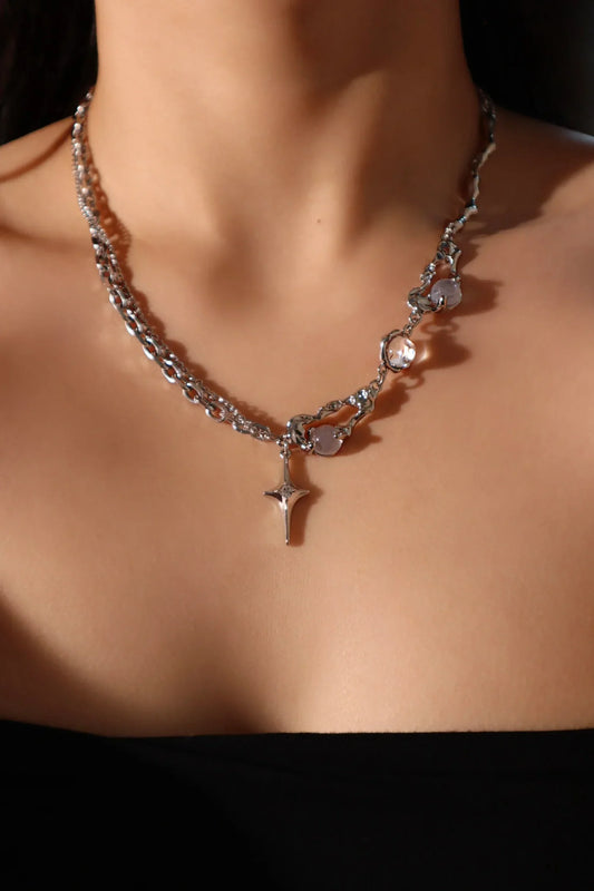 Collar de Luna Llena con Estrella
