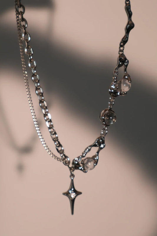 Collar de Luna Llena con Estrella