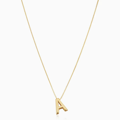 Collar inicial de carta de amor
