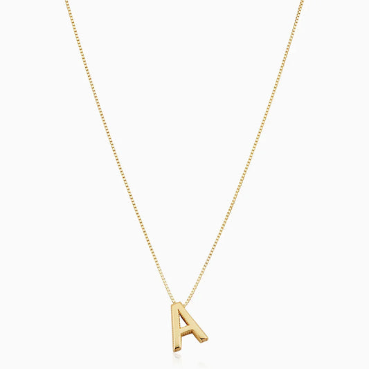 Collar inicial de carta de amor