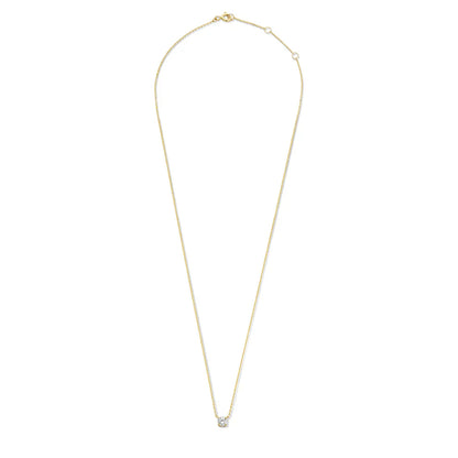 Collar con piedra de Moissanita Cléa