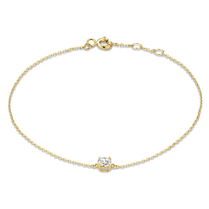 Pulsera con piedra de moissanita Cléa