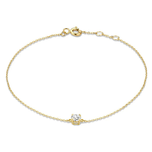 Pulsera con piedra de moissanita Cléa