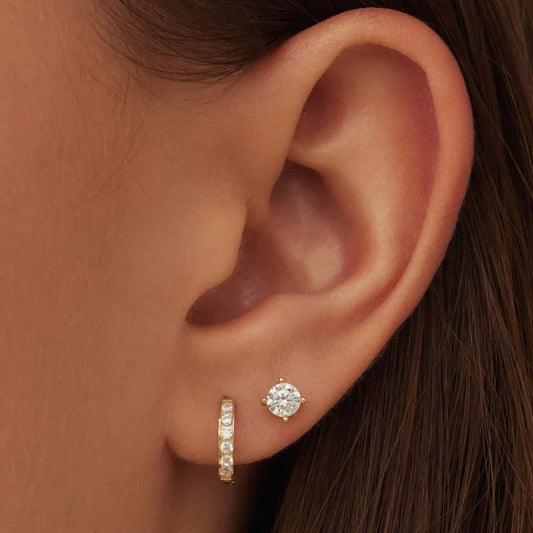 Conjunto de pendientes de piedra Dara Brillane